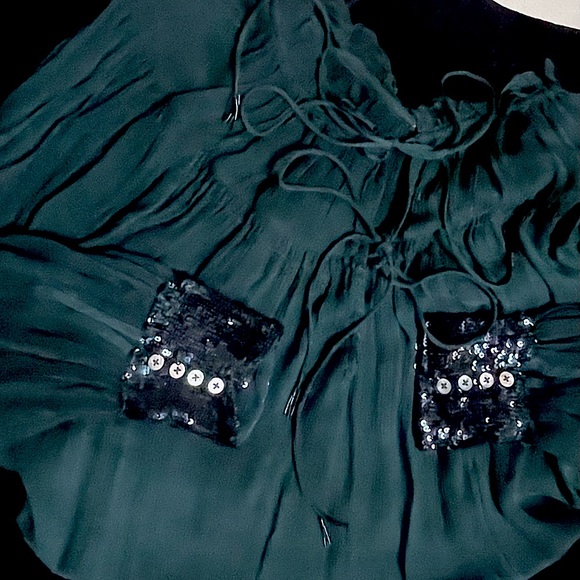 NWT FREE PEOPLE DREAM CUFF BLOUSE TOP - Picture 4 of 6